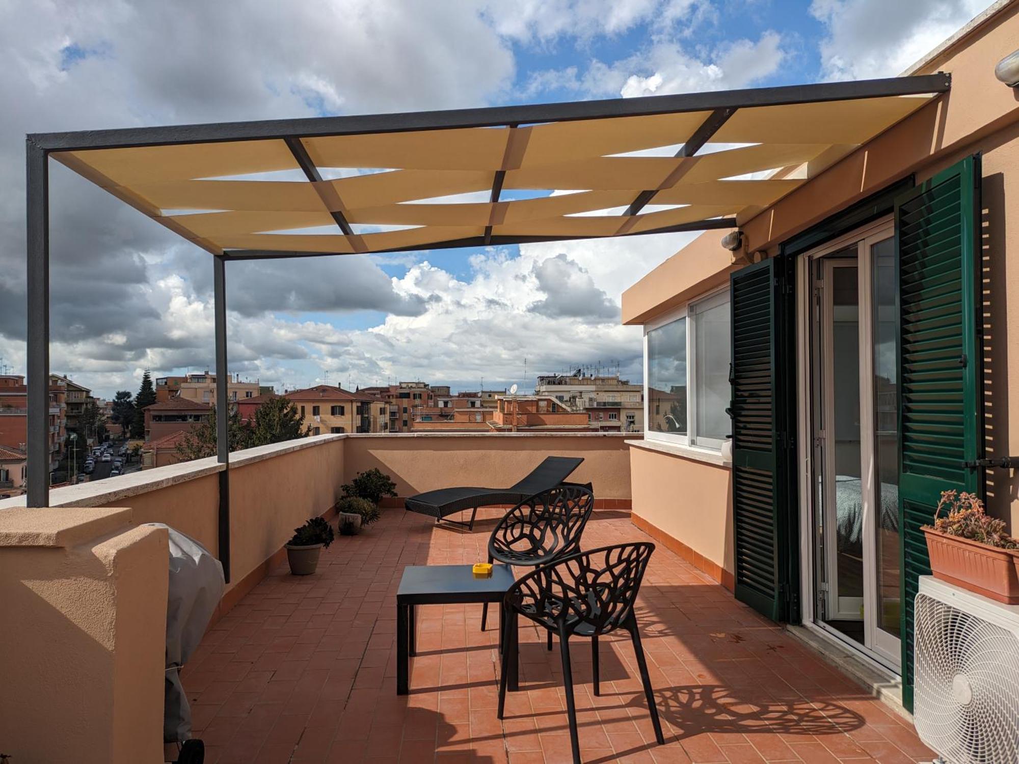 Casetta Sole, Superattico Con Terrazzo Vicino San Pietro, New Roma Ngoại thất bức ảnh